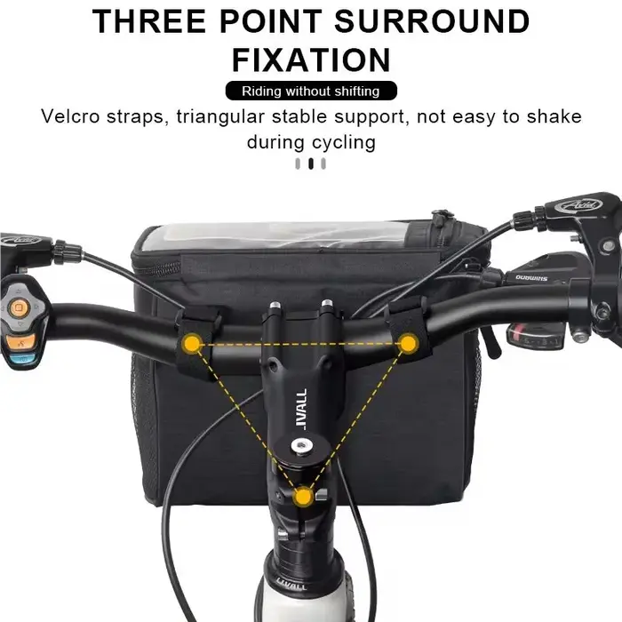 Sac de guidon de vélo, sac avant de cadre de vélo