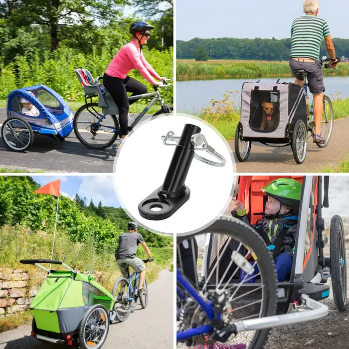 Connecteur d'attelage de remorque de vélo pour bébé