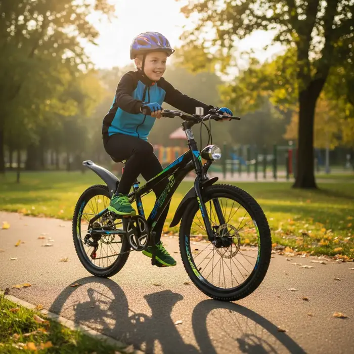 Vélo de montagne pour enfants de 20 pouces avec système de freinage double