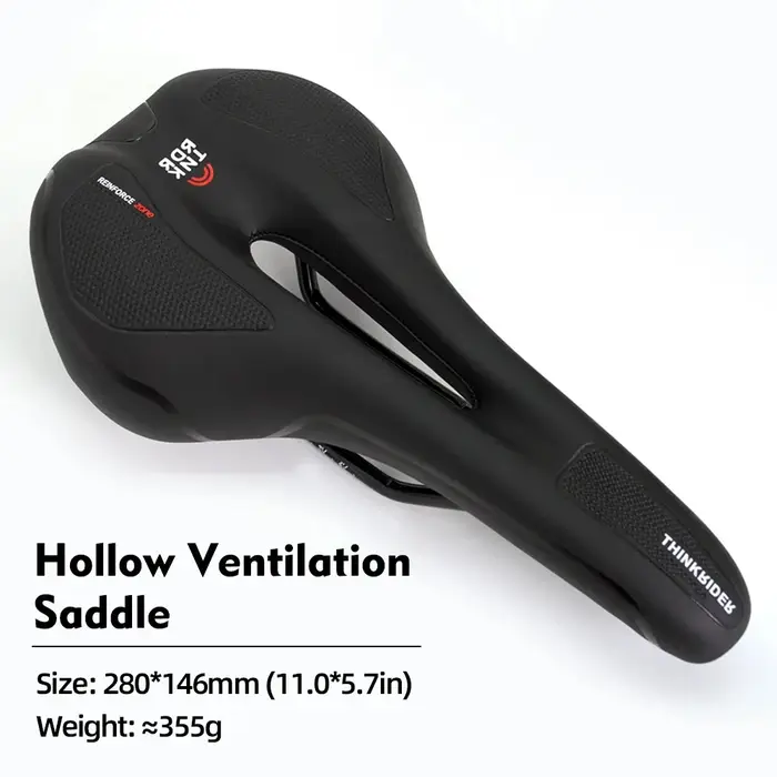 ThinkRider Vélo Selle VTT Montagne Vélo De Route Siège Creux Confortable Coussin D'exercice Vélo Sel