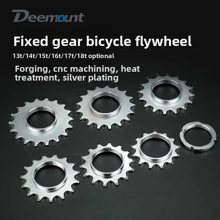 1 pièce Pignon de vélo de montagne Dead Fly à vitesse unique 13/14/15/16/17/18 dents avec bague de fixation