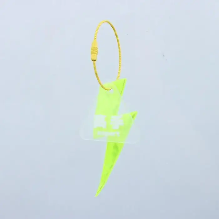 Pendentif réfléchissant pour vélo, avertissement de sécurité pour la conduite en extérieur, pendentif éclair haute visibilité, durable, universel pour vélo de route