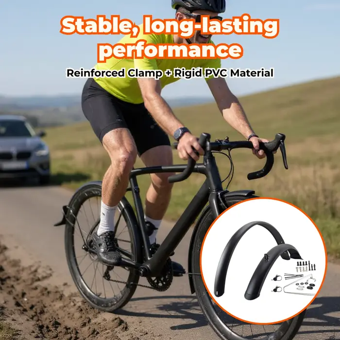 Ensemble de garde-boue pour vélo pour protection avant et arrière