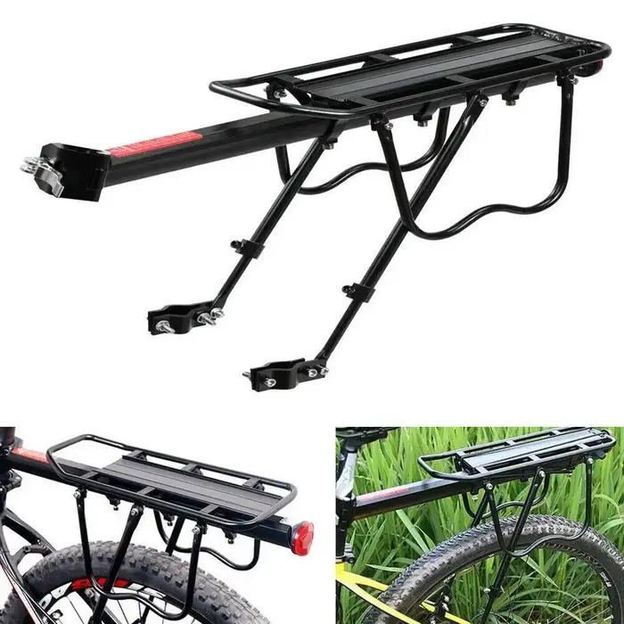 Porte-bagages arrière en alliage pour vélo de route et VTT