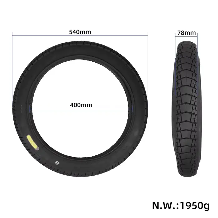 Pneu extérieur Ulip 20x3.0 pour vélo électrique et trottinette électrique, antidérapant et résistant