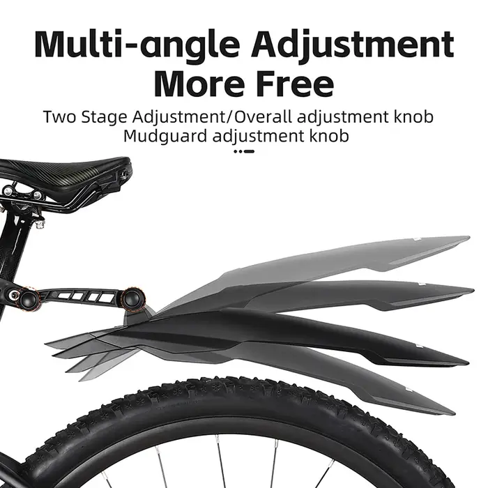WEST BIKING – garde-boue de vélo large à dégagement rapide pour 26/27