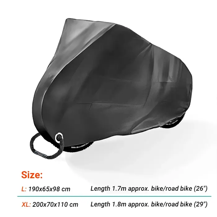 Juste de protection pour vélo de route et VTT, imperméable, en tissu, résistant à l'usure, toutes sa
