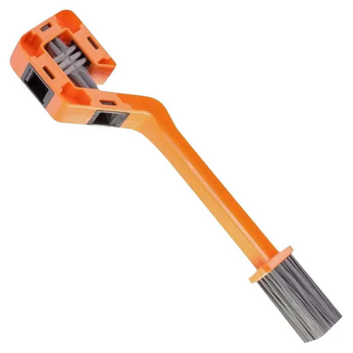 Brosse de nettoyage de chaîne de vélo à double tête, nettoyeur de chaîne de vélo multifonction, outi