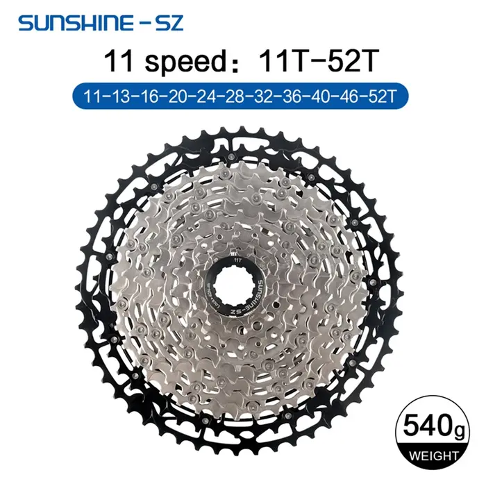 Sunshine vtt 11S Cassette vélo de montagne Ultra-léger 11V K7