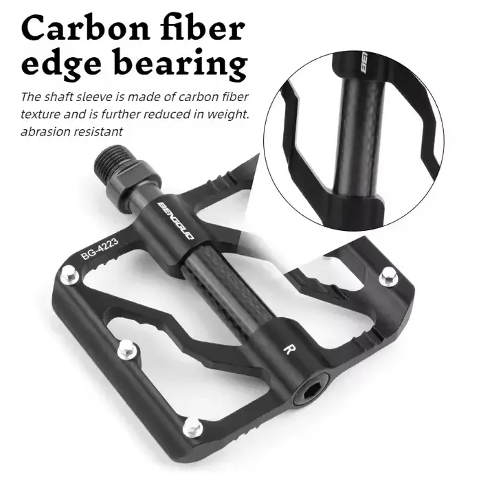 Pédale de vélo BENGGUO en alliage d'aluminium/axe CR-MO