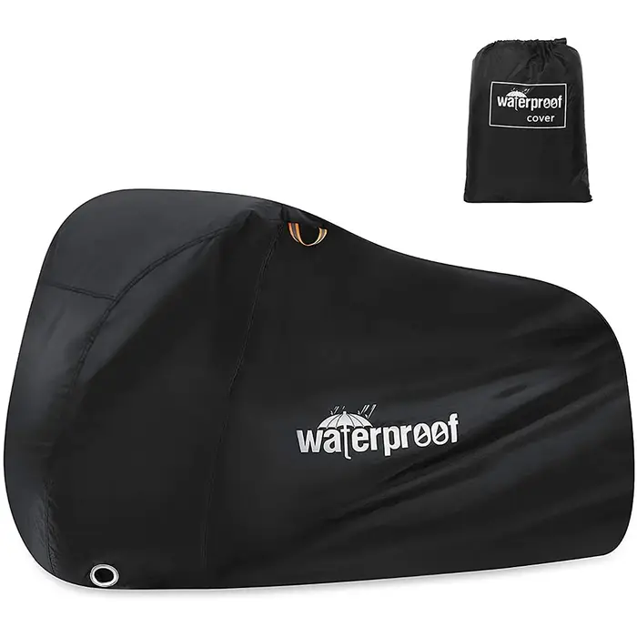 Juste imperméable pour 1 ou 2 vélos, 210T, protection de vélo d'extérieur contre la pluie, le soleil