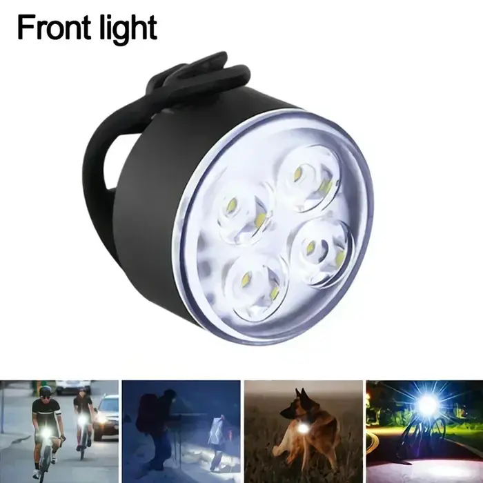 BUCKLOS ensemble de feux de vélo feu arrière Rechargeable lampe avant étanche phare d'équitation USB vtt feu