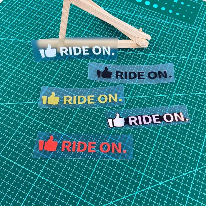 Autocollant en vinyle imperméable pour cadre de vélo, pour personnalisation et décoration du tube supérieur et du guidon de VTT