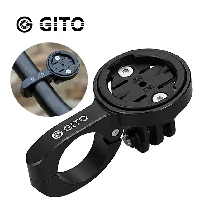 Support de compteur de vélo GITO Short TT Bar pour VTT