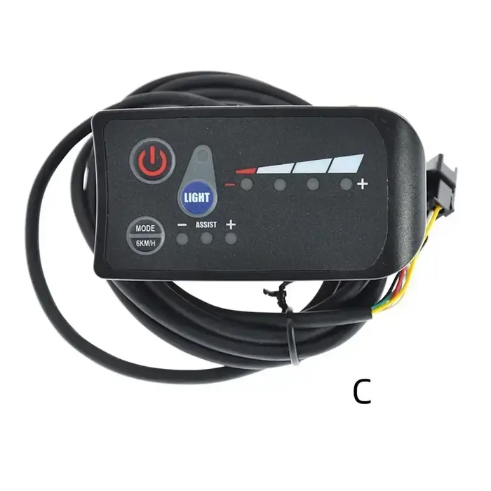 24 V/36 V/48 V vélo électrique 810 LED affichage panneau de commande en plastique kits d'écran de haute qualité e-bike accessoires de cyclisme