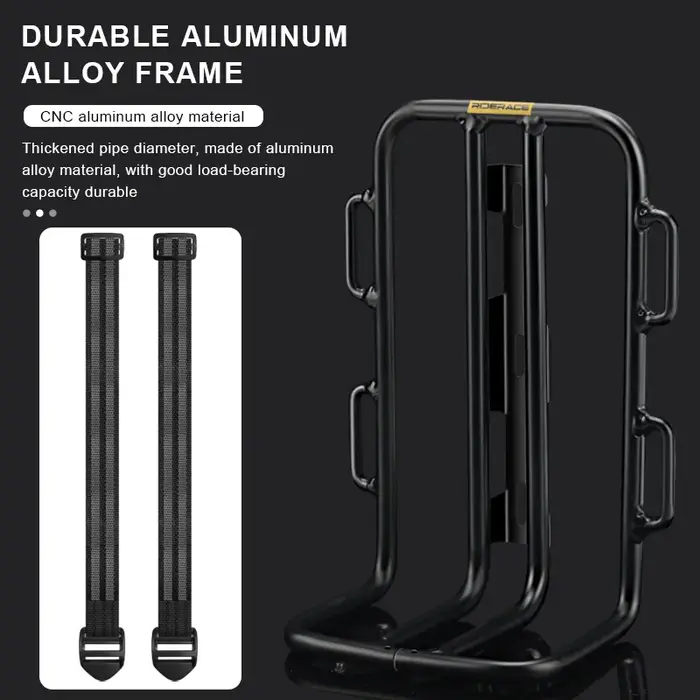 Porte-bagages en alliage d'aluminium pour vélo de route
