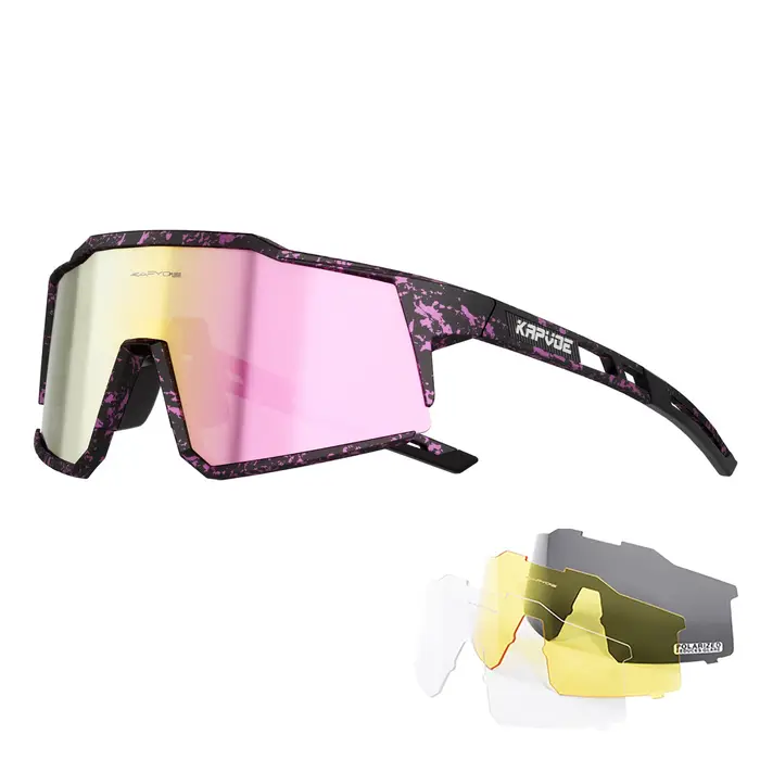 4 lentilles hommes femmes lunettes de cyclisme polarisées Sport vtt