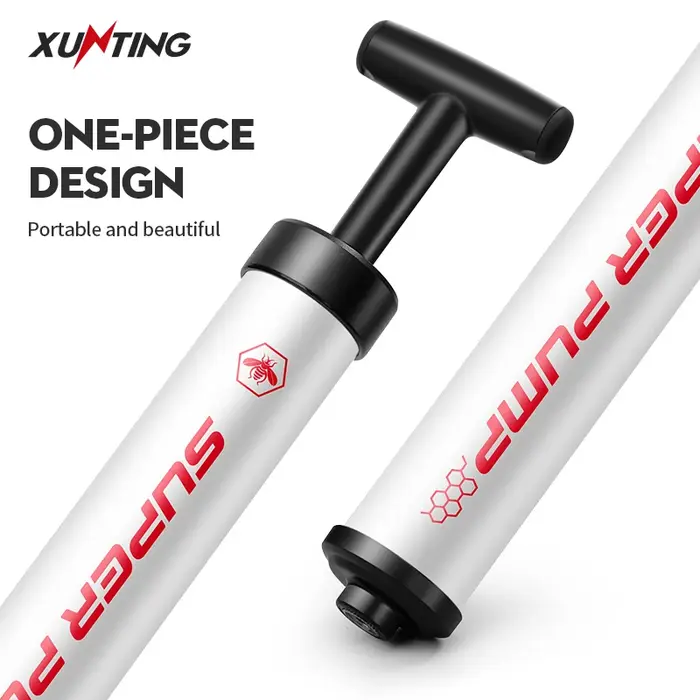 Xunting pédale vtt pompe à vélo vtt vélo balle pompe à Air gonfleur Schrader pompes à vélo accessoires de gonflage compacts pour la natation