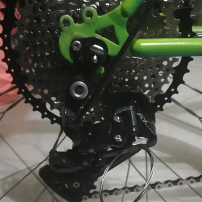 Convertisseur de crochet de queue d'engrenage de cintre de dérailleur arrière de vélo en fer avec remplacement de
