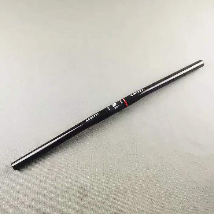 Guidon de vélo pliant entièrement droit 25.4x580mm guidon léger en Fiber de carbone barre de poignée