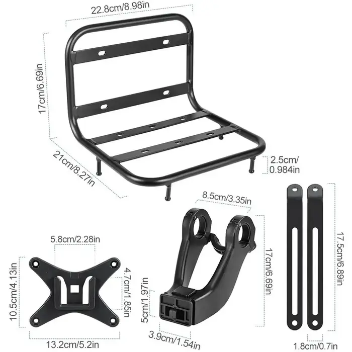 Support de fourche avant de vélo, support de transport robuste, accessoires de porte-bagages pour vo