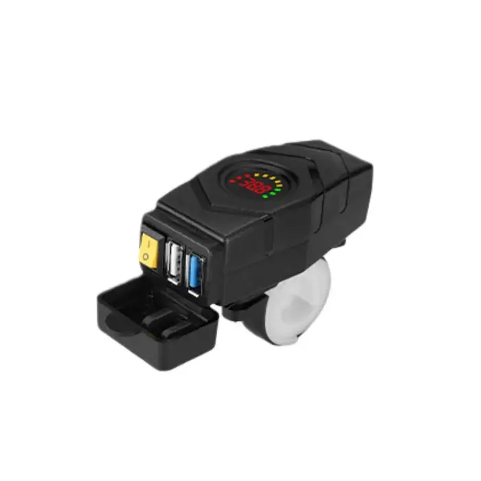 Chargeur USB pour guidon de trottinettes électriques 20-90V, charge rapide pour moto QC3.0 24V 36V 4