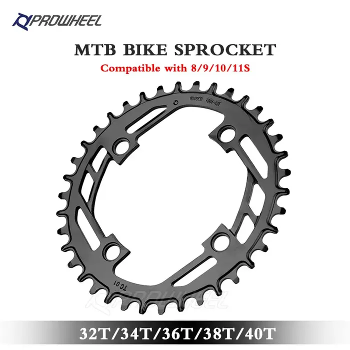 PROWHEEL – plateau de vélo de montagne étroit et large, 32T 34T 36T 38T 40T, roue à chaîne 104BCD, p