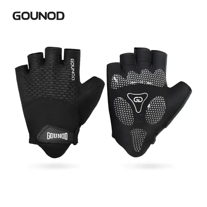 Gants de cyclisme antidérapants et durables, demi-doigts, absorbant la transpiration, respirants, po