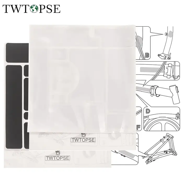 TWTOPSE – Film de Protection pour vélo pliant Brompton