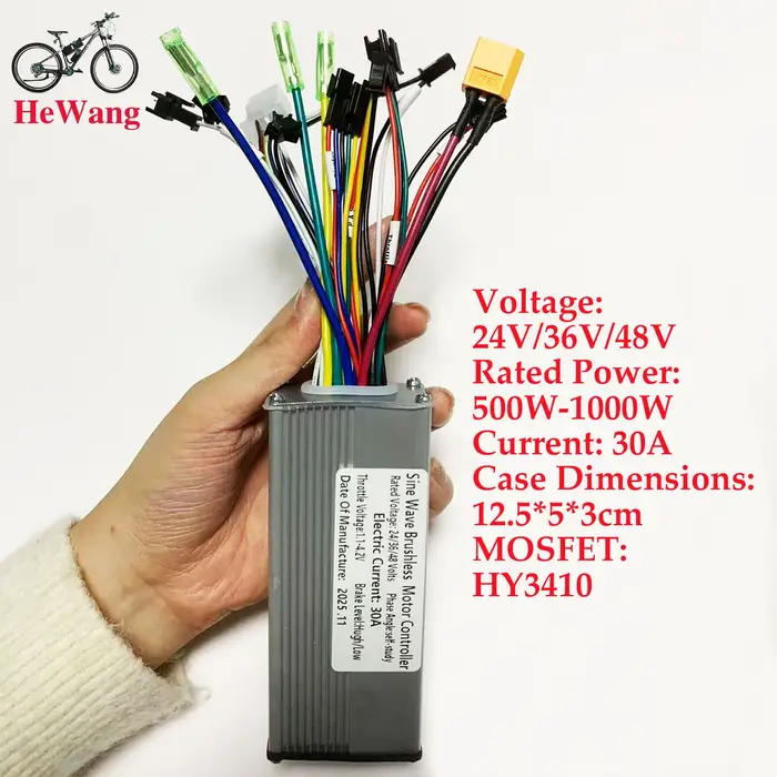 Contrôleur de moteur sans balais pour vélo électrique 25A/30A