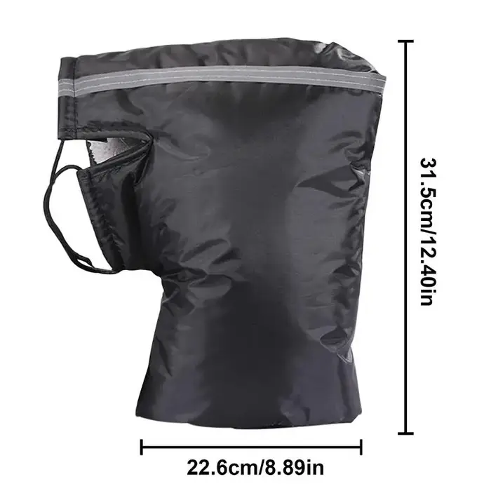 Gants de guidon de moto coupe-vent chauds