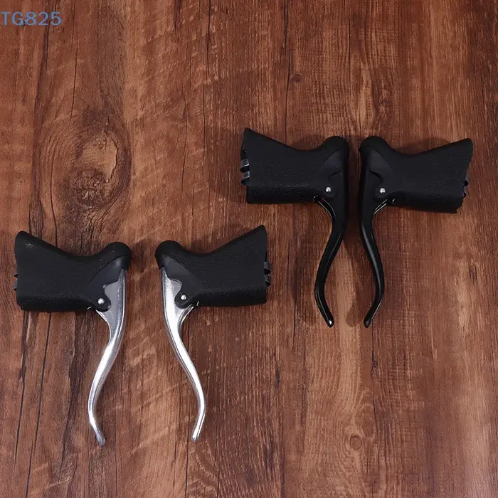 【AN】【AN】Leviers de frein de vélo antidérapants en aluminium