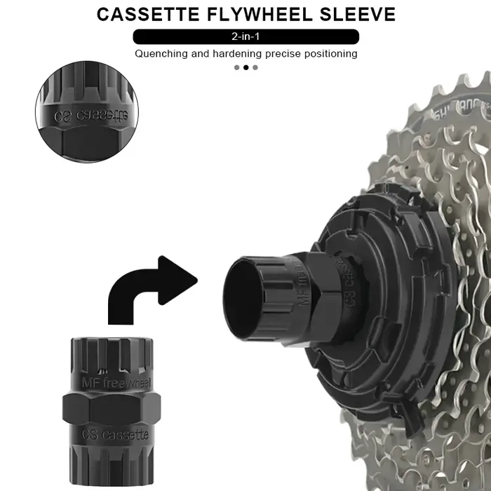 Outil de douille de dissolvant de volant d'inertie de vélo
