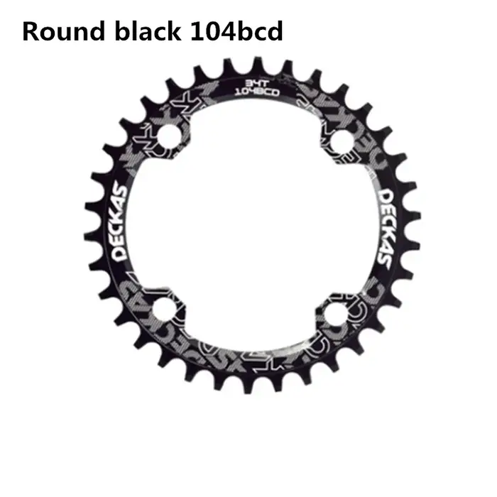 Deckas 104BCD rond étroit large plateau vtt VTT vélo