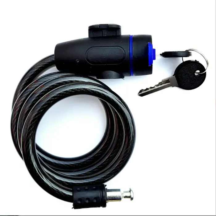PINMOAP – serrure de vélo robuste, antivol, serrure de sécurité portable, câble de sécurité pour VTT