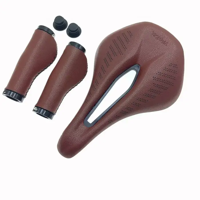 Selle de vélo respirante en cuir PU