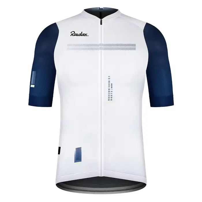 Raudax-Maillot de cyclisme pour jeunes, à manches courtes, à séchage rapide