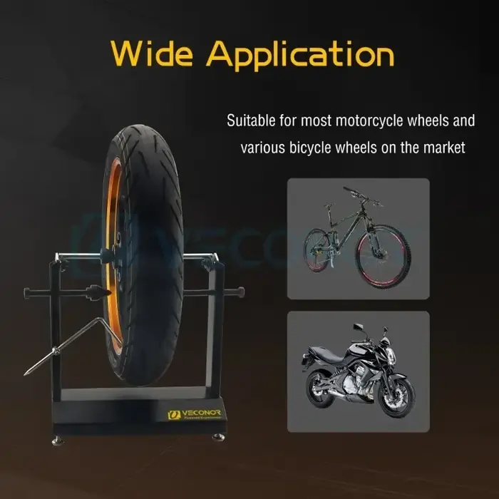 Équilibreur de roue de moto et de vélo