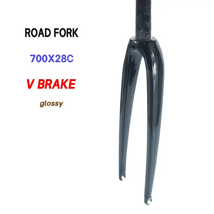 Fourche de vélo de route en carbone