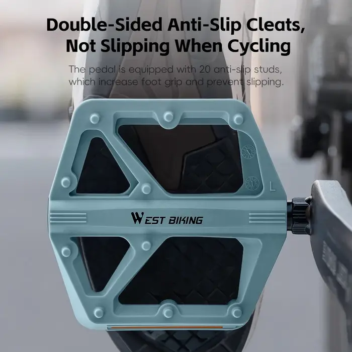 Pédales de vélo en nylon WEST BIKING