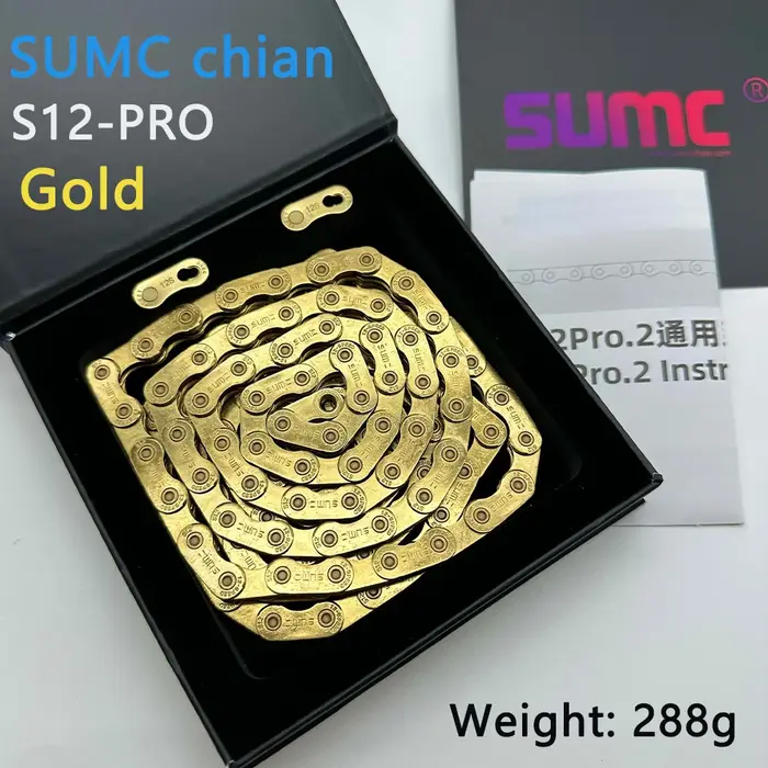 SUMC Bicycles Chaîne croissant creuse de qualité supérieure pour Shimano