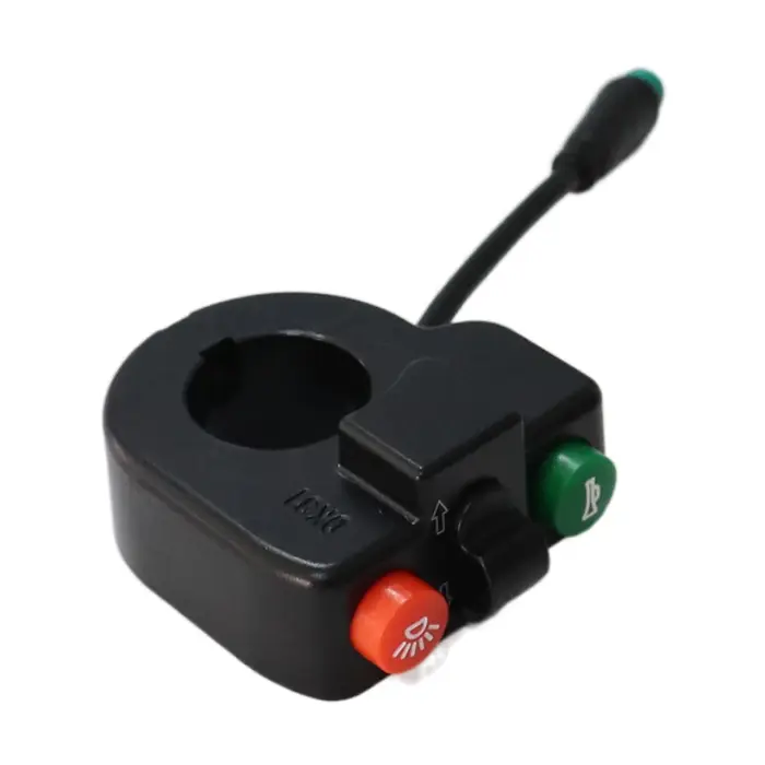 Scooter électrique étanche guidon phare klaxon clignotant interrupteur pour KUGOO M4/PRO