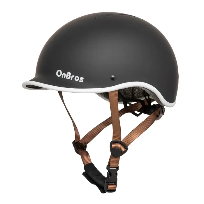 OnBros Casque de vélo Casque de vélo City Road Skateboard réglable Casque d'équitation certifié de s