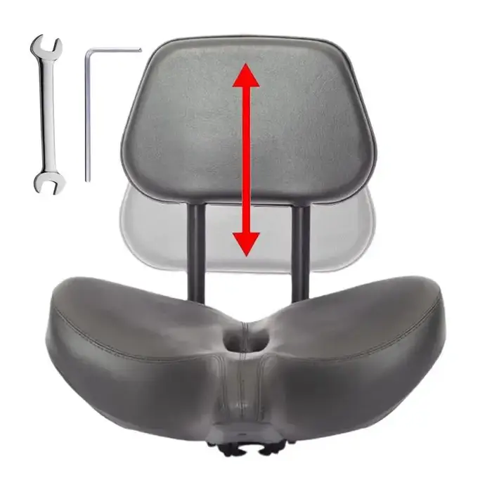 Selle de Vélo Confortable avec Dossier pour Scooter Électrique