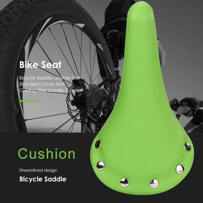 Coussin de vélo en cuir respirant