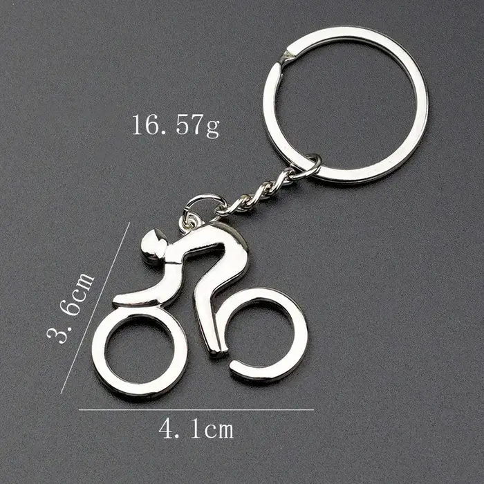 Porte-clés de vélo rétro Vintage en métal