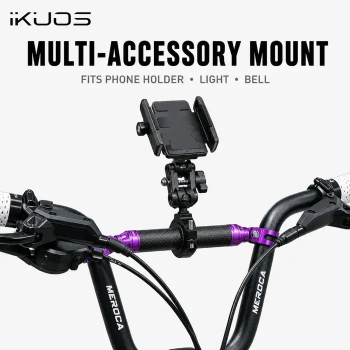 Support télescopique pour guidon de vélo en fibre de carbone