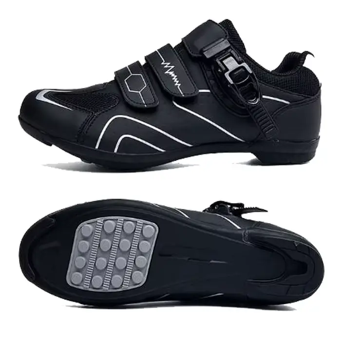Chaussures de cyclisme plates pour hommes et femmes