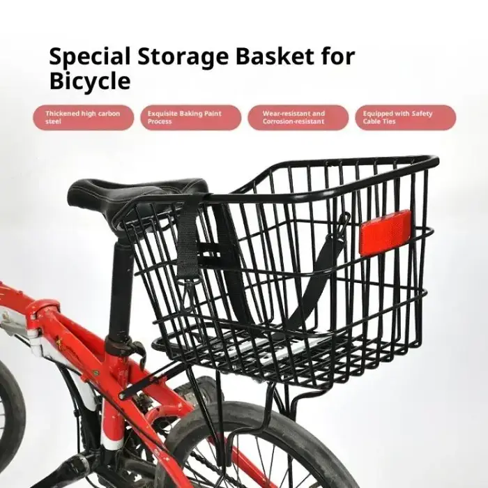 Panier arrière de vélo