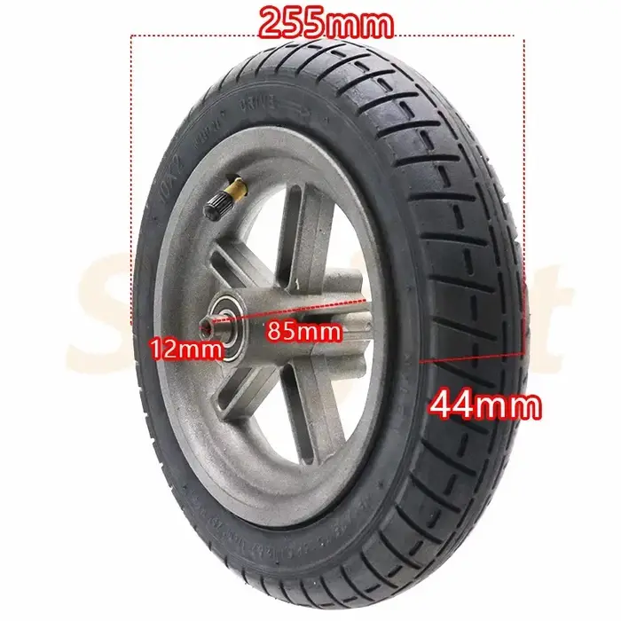 Roues de Scooter électrique 10x2 10 pouces